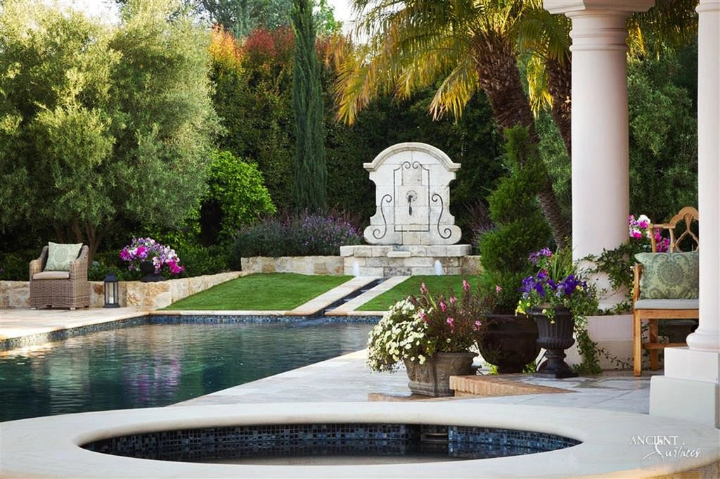 ancient-surfaces-antique-stone-wall-fountains-old-water-nestled-lush-garden-weathered-surface
