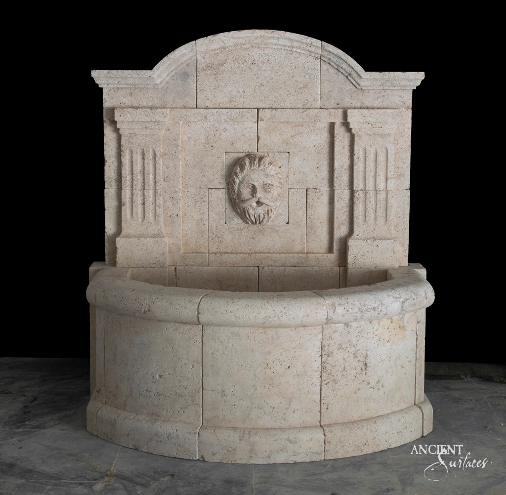 ancient-surfaces-antique-stone-wall-fountains-old-water-nestled-lush-garden-weathered-surface